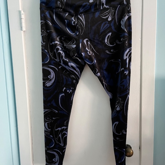 Athleta Elation Velvet Tight, Blue Agate, XL - Picture 3 of 6